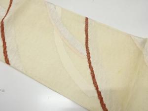 アンティーク　紗　抽象模様織り出し袋帯（材料）